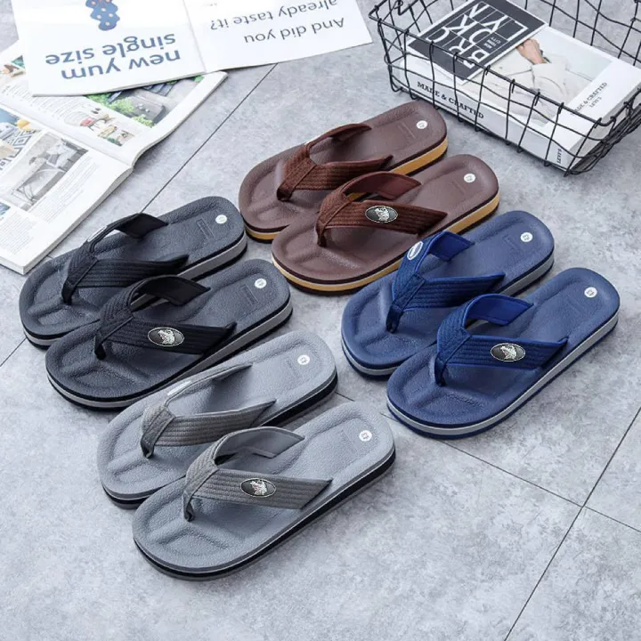 70% OFF Islander same style factory direct sale men's herringbone non-slip wear-resistant slippers