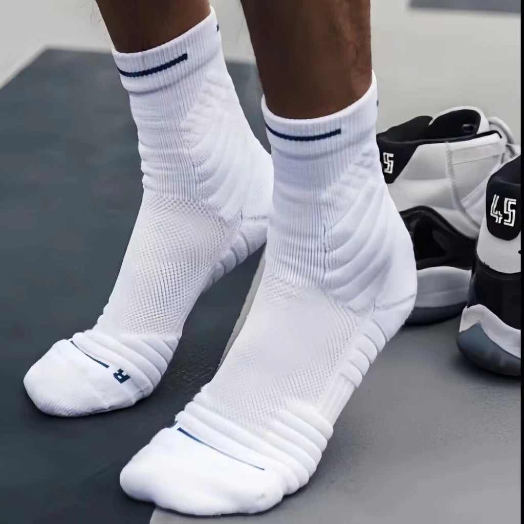 40% OFF Men's professional elite combat basketball socks training actua