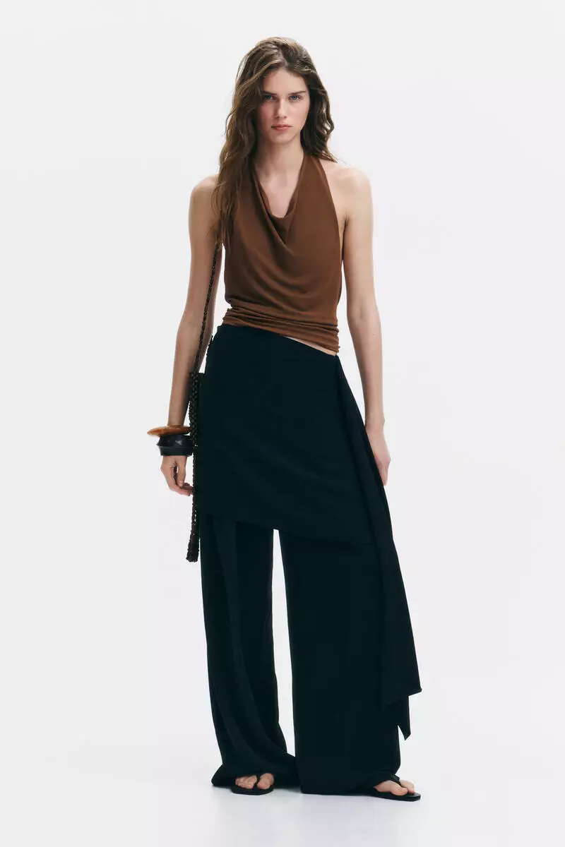 15% OFF H&M Cowl-neck halterneck top