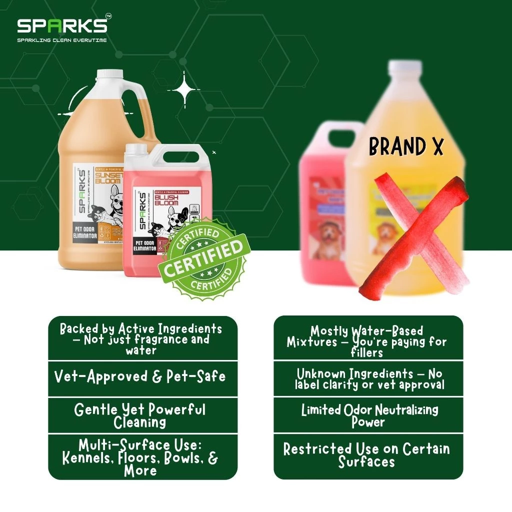 82%OFF Sparks Pet 1 Gallon Enzyme Deodorizer & Odor Neutralizer – Eliminates Dog & Cat Pee, Poop & Surface