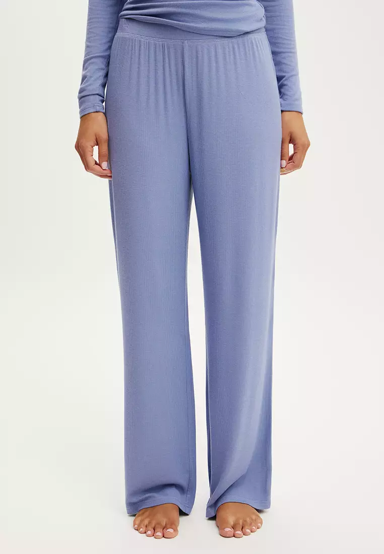 65% OFF Airy Soft Asia Fit Wide Leg Pants