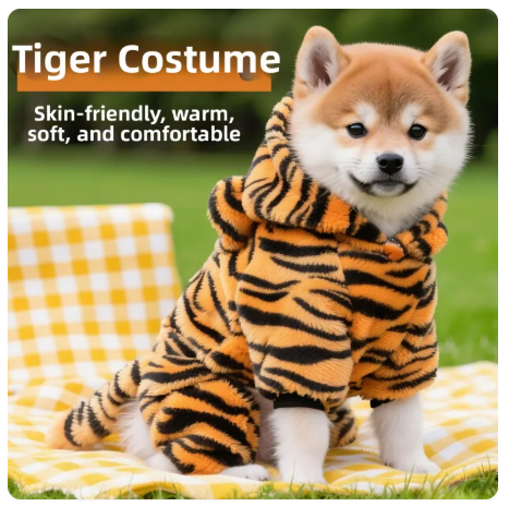 68% OFF CHONGCHENG | Tiger Transformation Four-legs Warm Clothing