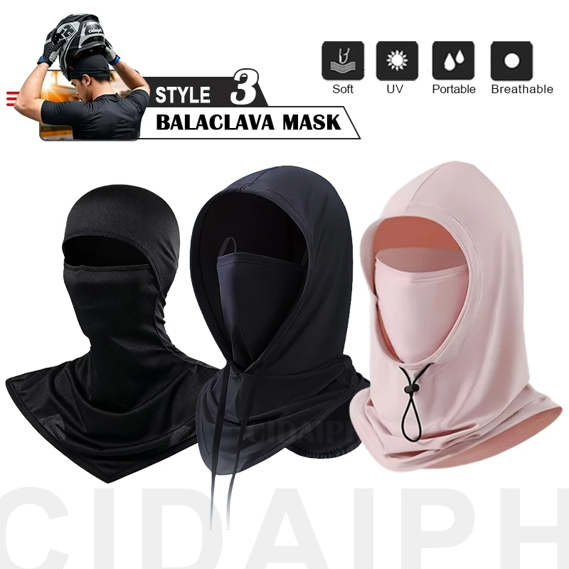 75% OFF 3 Types Full Face Cover Sun Hat Cap With Mask Summer Hat Outdoor Anti-uv Hat Protect Neck Hiking Hat