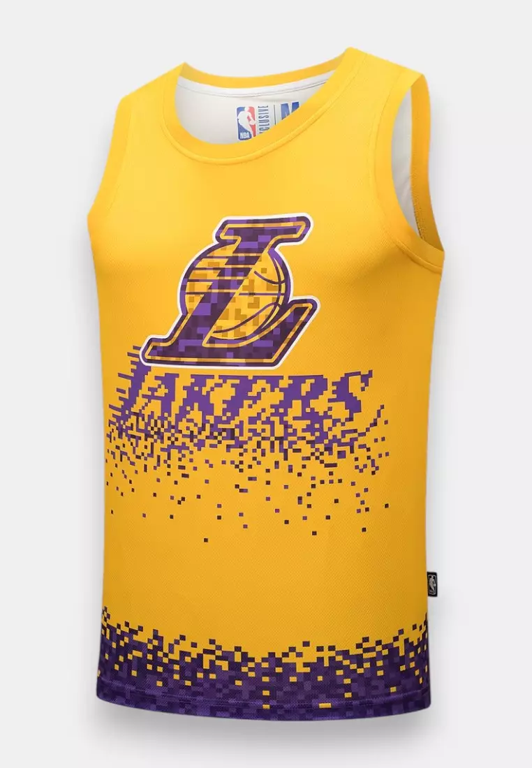 60% OFF NBA Los Angeles Lakers Tank Top for Men Pixel Split Collection [C]