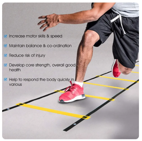 82% OFF Agility Ladder, 26ft (8M) 16 Rung Speed Training Exercise Ladders for Soccer Football Boxing Footwork Sports Speed Agility Training with Carry Bag,Yellow