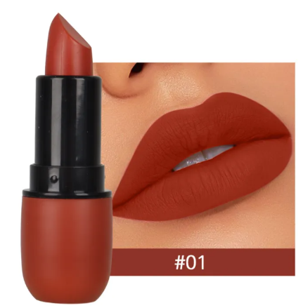 38% OFF Matte Lipstick Waterproof and Anti-sweat Lipstick Hold Water and Anti-Dizziness Lipstick Matte Long Lasting