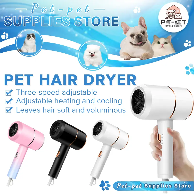 66% OFF Pet dryer blower dog cat fast drying hair dryer pet grooming supplies 800W petblower dryer