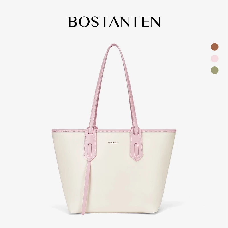 50% OFF Bostanten Leather Ladies Shoulder Bag Women Tote Bag