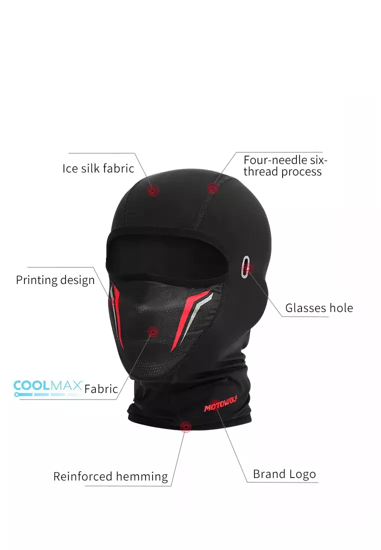 60% OFF Motowolf MDL1919 CoolMax Head Gear Neck Length