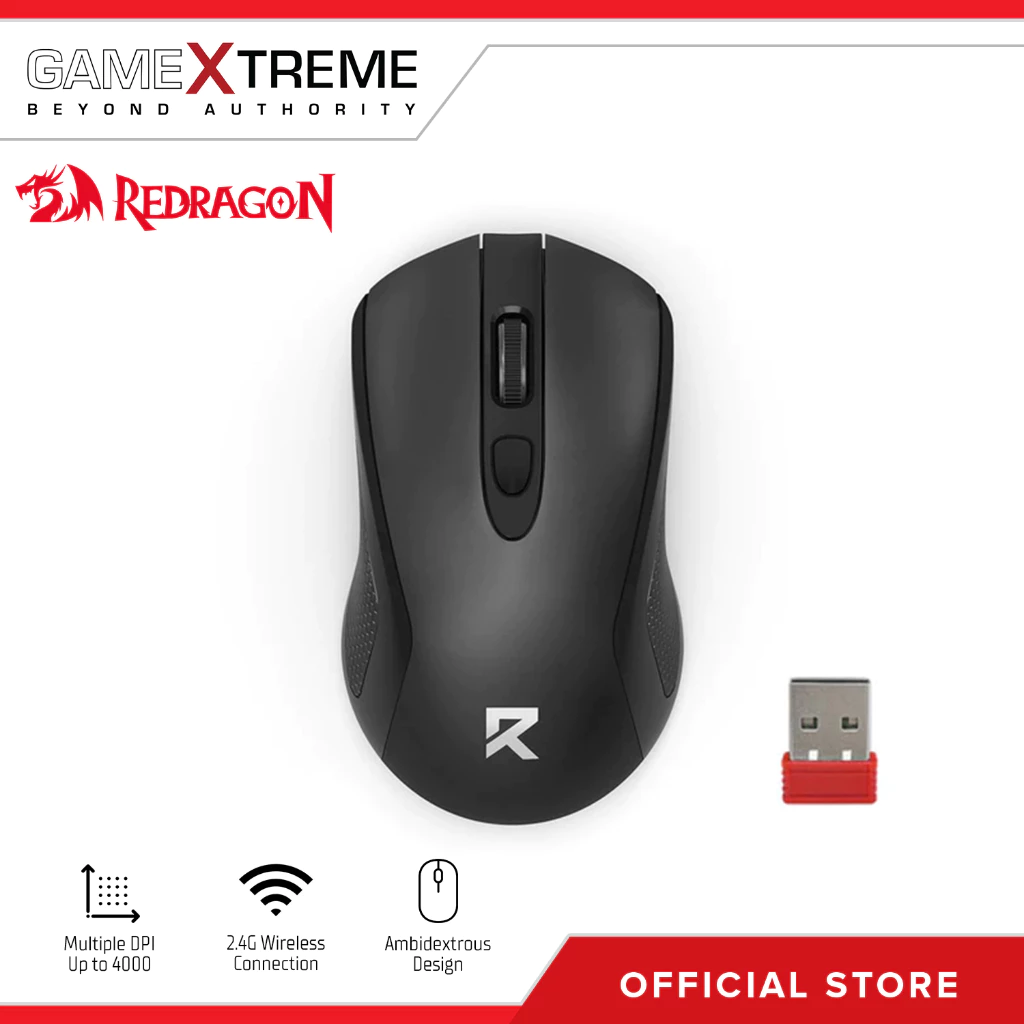 32% OFF REDRAGON (BM-4054) 2.4G WIRELESS MOUSE (BLACK)
