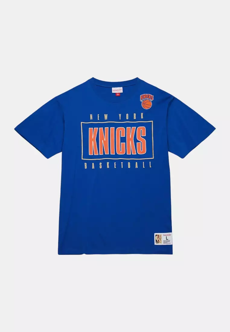 10% OFF New York Knicks Team Origins Crew Neck Tshirt for Men
