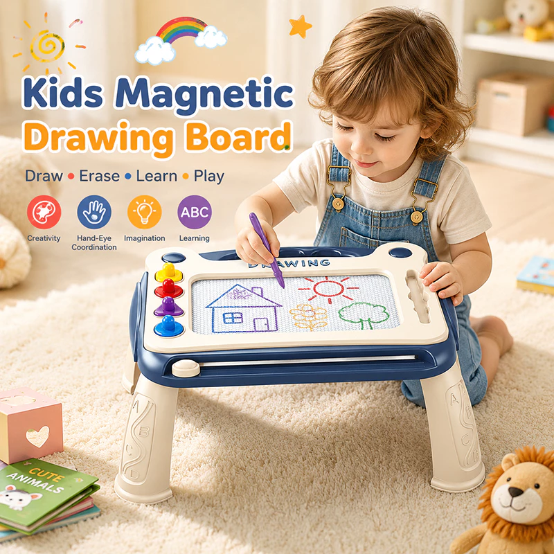 46% OFF NIKO Magnetic Drawing Board Erasable Magnet Sketchpad Painting Board Early Educational Toy for Kids Boys Girls Gifts