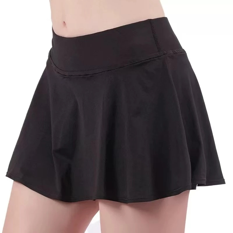 42% OFF 2in1 High waist Sports Skirt With cycling and pocket for Women Volleyball/running/yoga/gym 386