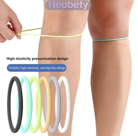 41% OFF Heabety Silicone Patella Strap Knee Brace Pain Knee Joint Band Thin Knee Stabilizer Strap Basketball Running Soccer Knee Band