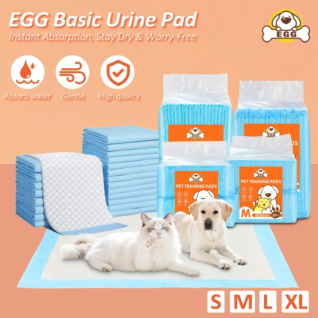48% OFF BUFFO pet training pad 100pcs pee pad dog cat pads Wee Pee Poop Urinal COD