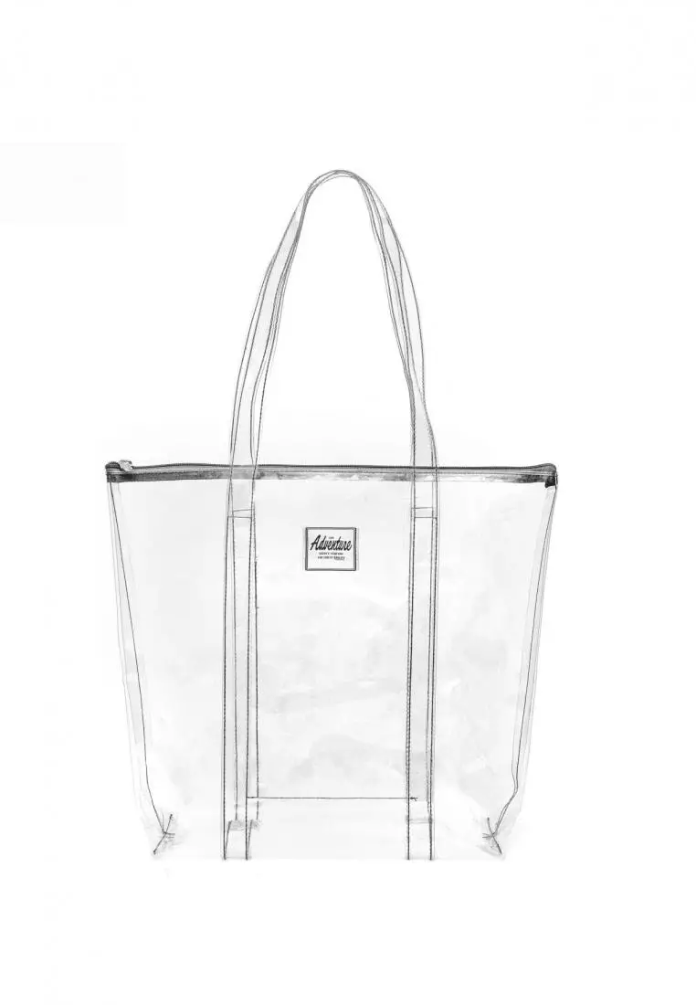 84% OFF Transparent PVC Shoulder Tote Bag Shanon