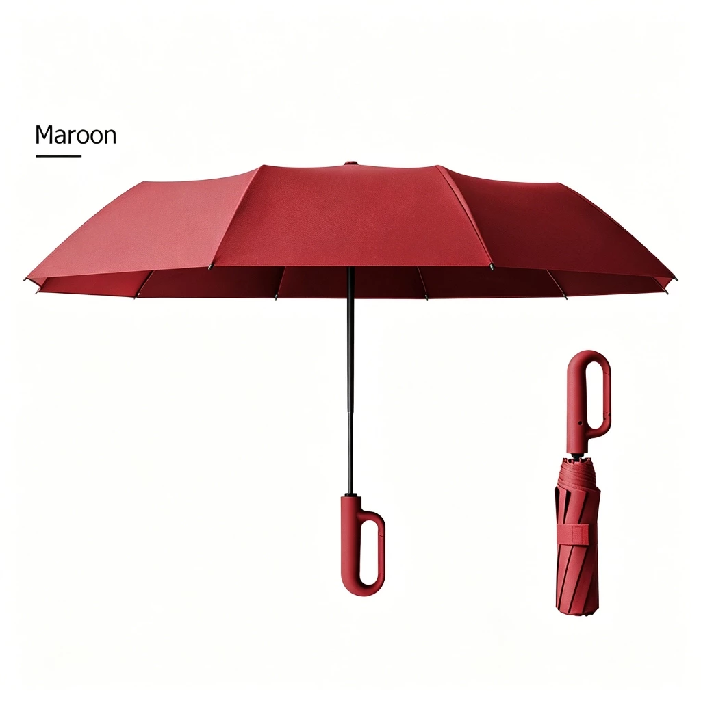 48% OFF Portable Automatic Folding Umbrella with UV Protection–Windproof Travel Sun/Rain Umbrella Outdoor