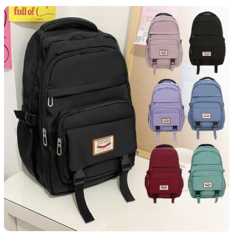 51% OFF UISNMALL Women Backpack Large Capacity Solid School Bag Waterproof Anti-theft Travel Backpacks #9901