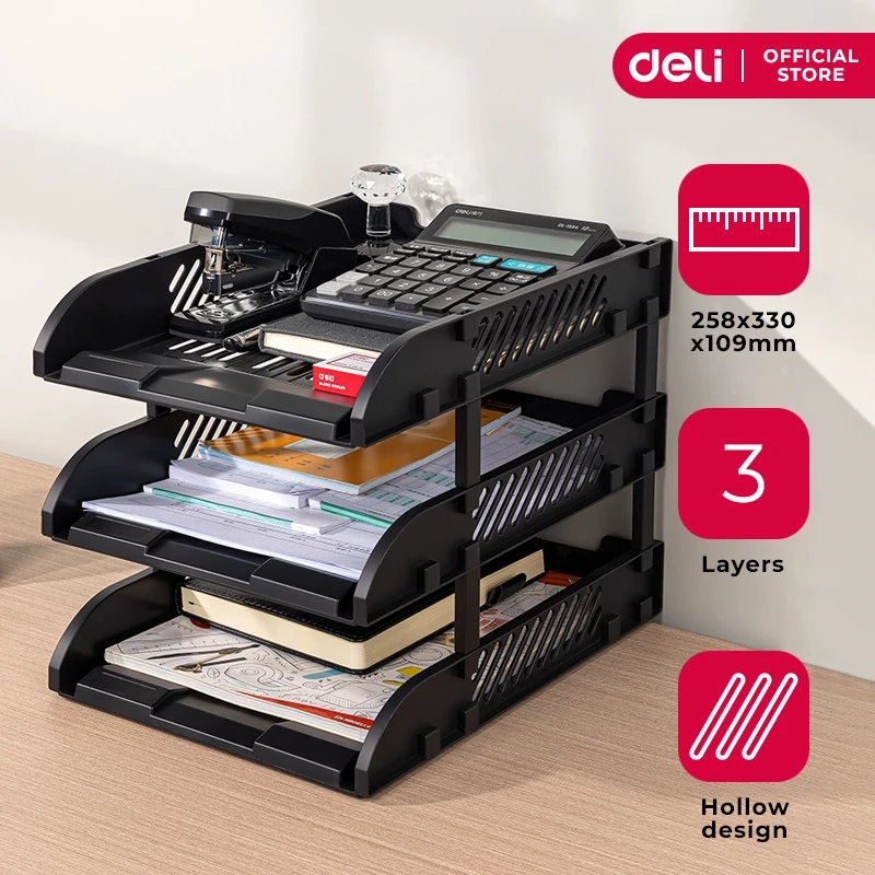 35% OFF Deli Three-Layer File Tray 9217