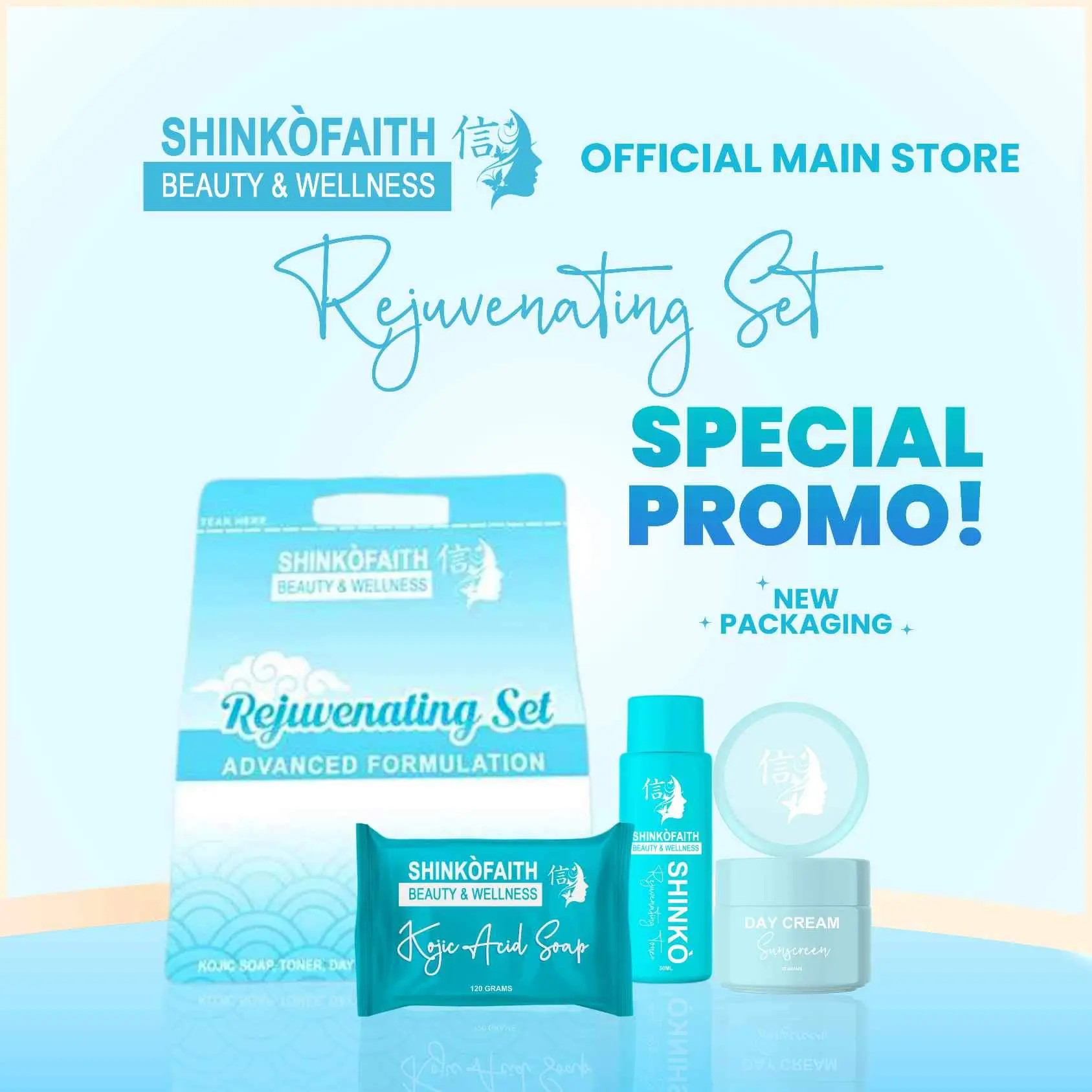 9% OFF Shinko Rejuvenating Set Skincare Skin Repair Comfort Anti Aging shinko  rejuvenating