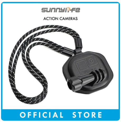 22% OFF Action Camera Magnetic Invisible Necklace Body Chest Pendant Neck Camera Nylon Strap for GoPro Hero, Insta360, DJI Action, SJCAM, etc Sunnylife ZJ554