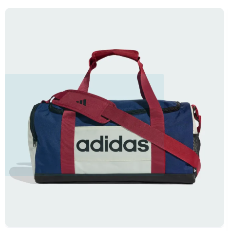 30% OFF adidas Lifestyle Linear Duffel Small Colorblock Unisex Blue KE5543