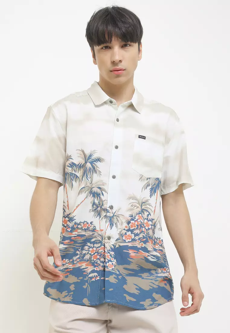 35% OFF RVCA Peninsula Short Sleeve