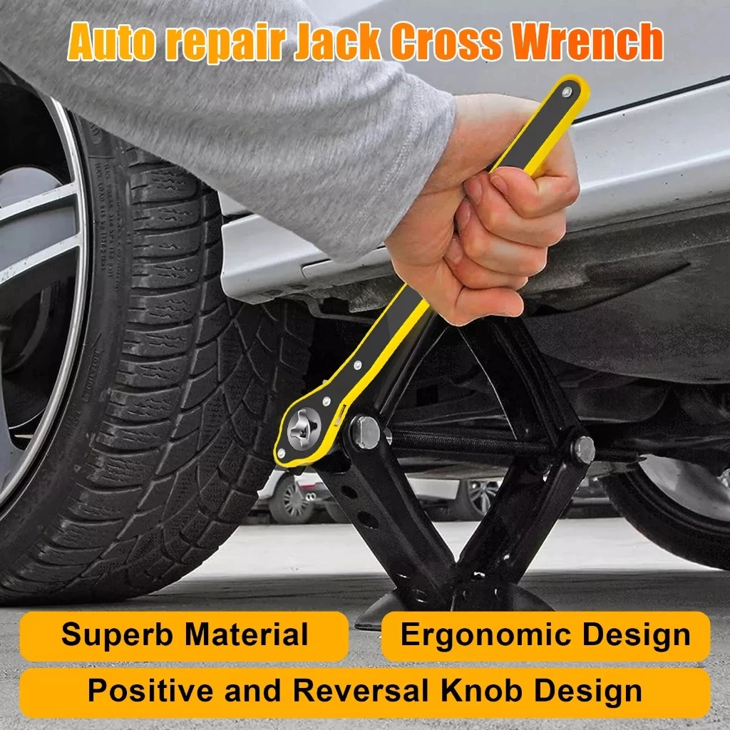 75% OFF Auto Labor-Saving Jack Ratchet Wrench with Long Handle Car Repair Tool Easy to Use READY STOCK