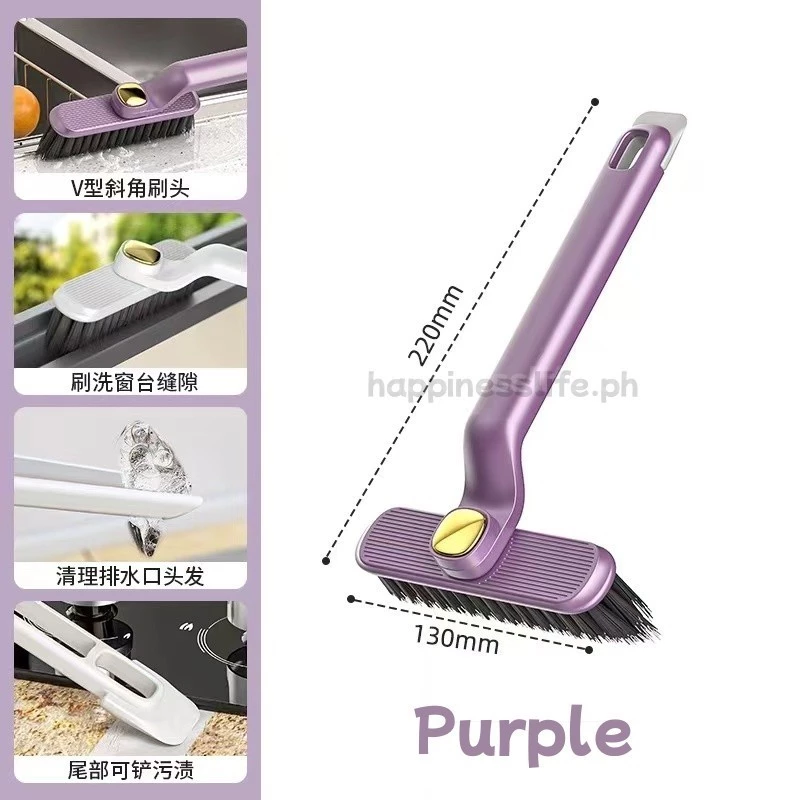 86% OFF 2-in-1 multifunctional 360° rotating brush Kitchen bathroom windowsill corner gap clean brush tool