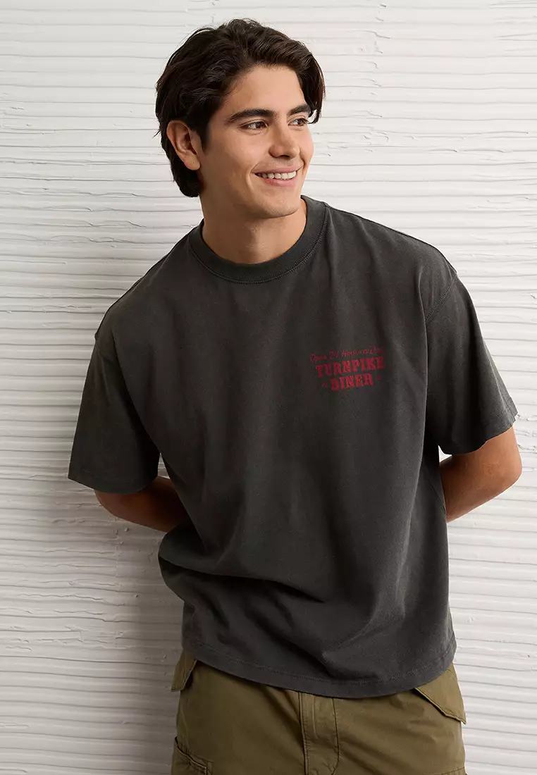 16% OFF American Eagle Getaway Clubhouse Boxy Fit Tee