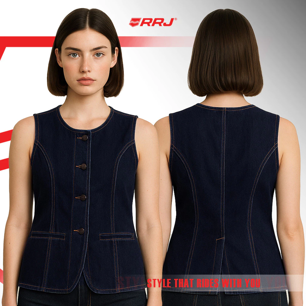 50% OFF RRJ Ladies Basic Jacket Regular Fitting 195494 (Dark)