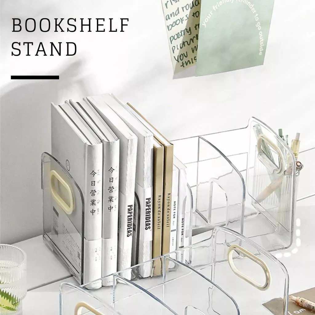 43% OFF LOCAUPIN Desktop Compartment Storage Stationery Office File Book Holder Stand Multipurpose Organizer