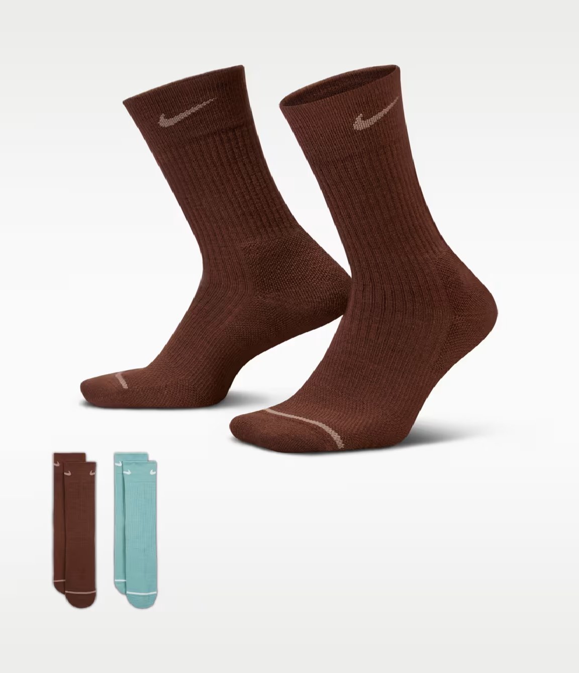 20% OFF Nike Everyday Wool Cushioned Crew Socks (2 Pairs)