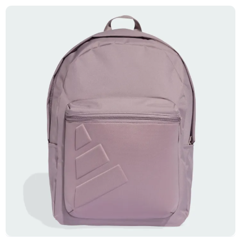 40% OFF adidas Lifestyle Essentials Embossed Logo Backpack Unisex Purple KE5649