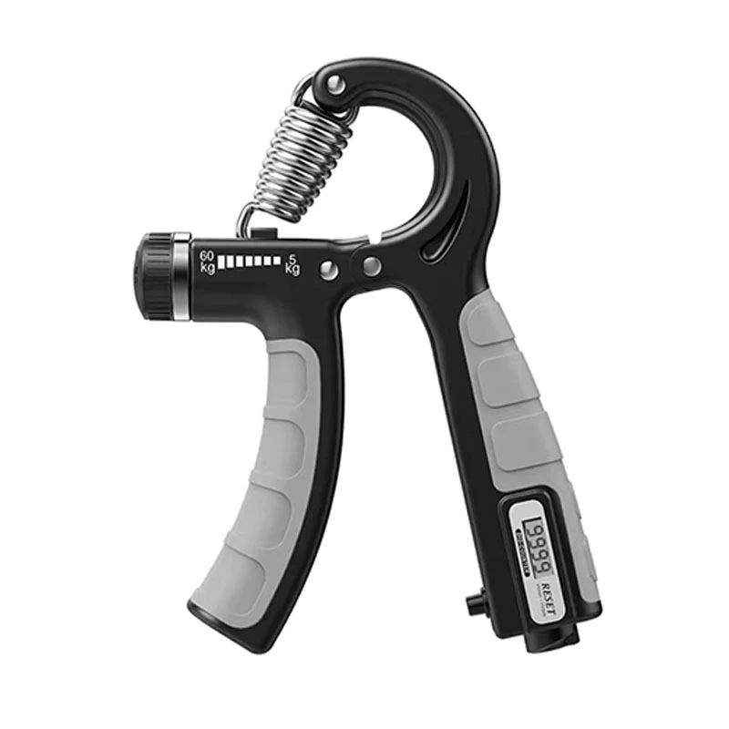 54% OFF 9999 Hand Grip R-Shape Countable hand Gripper Strength Exercise Muscle Strengthener Adjustable5-60kg