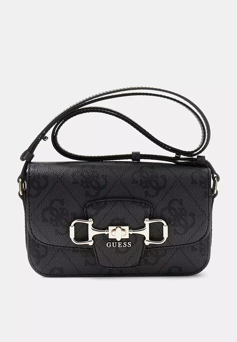 73% OFF Guess Janie Logo Convertible Crossbody Flap Bag