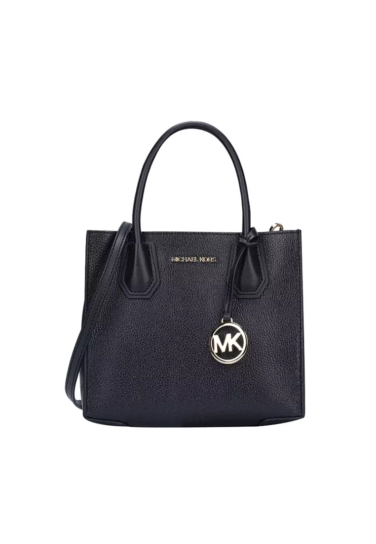 77% OFF Mercer Medium Pebbled Leather Crossbody Bag In Black 35S1GM9M2L
