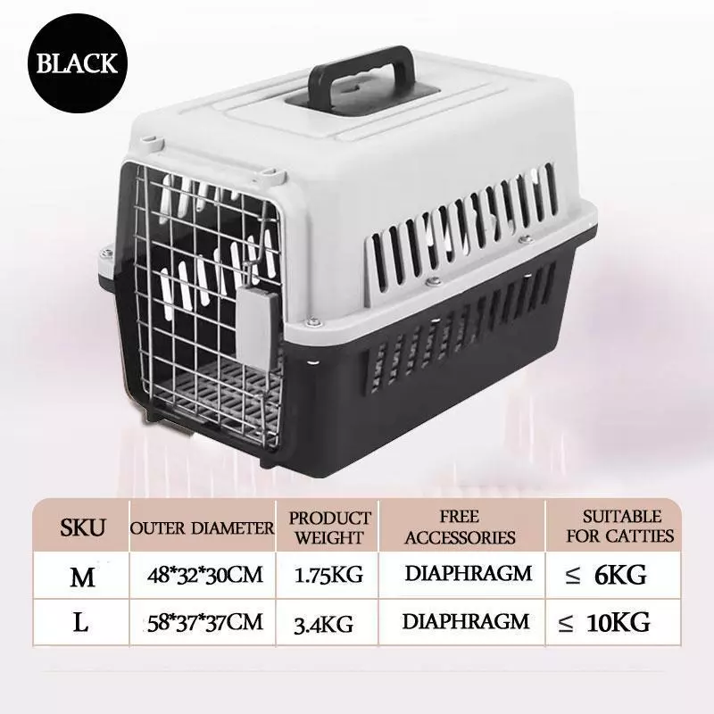 60% OFF Pet carrier travel cage cat cage dog carrier cat carrier crates airline approved crate for dog