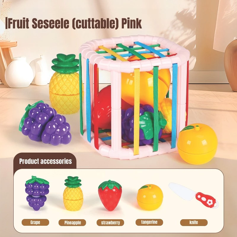 31% OFF Baby Pro Baby Fruit Sesele Toy Set Fruit Blocks Stacking Sensory Educational Toys Interactive