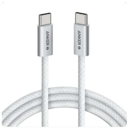 24% OFF Anker Zolo PD 240W USB C to USB C Cable Braided and Dirt-Free Type C Fast Charging Cable, Slim Connector for iPhone 16 Pro Max 15 Series MacBook A8060