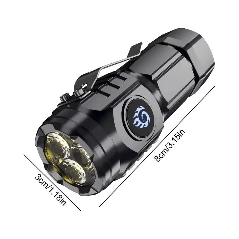65% OFF LED Flashlight Rechargeable Waterproof Outdoor Heavy Duty Rechargeable Searchlight