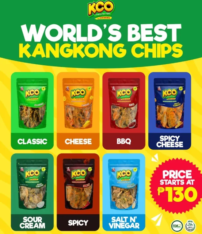 33% OFF THE FIRST AUTHENTIC AND ORIGINAL KANGKONG CHIPS BY JOSH MOJICA 120g