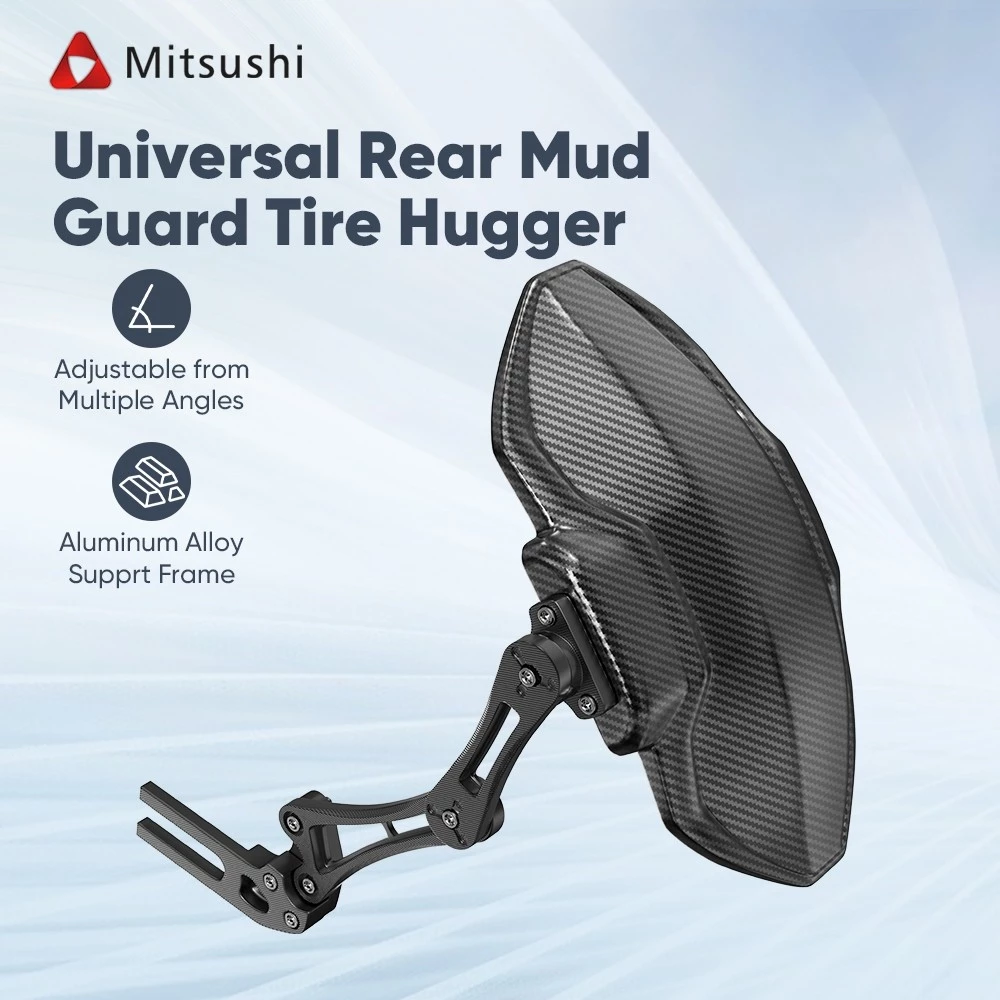 70% OFF Mitsushi Universal Rear Mudguard Tire Hugger Adjustable Aluminum Alloy for Honda Motorcycle