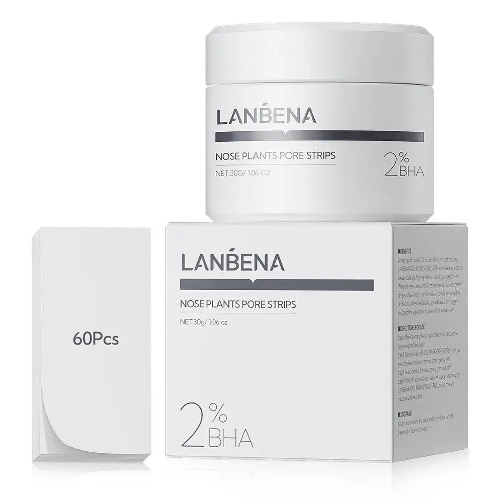 76% OFF Lanbena Blackhead Whiteheads Remover Mask Facial Peeling Nose Strip Acne Deep Cleansing 30g Skincare Comfort