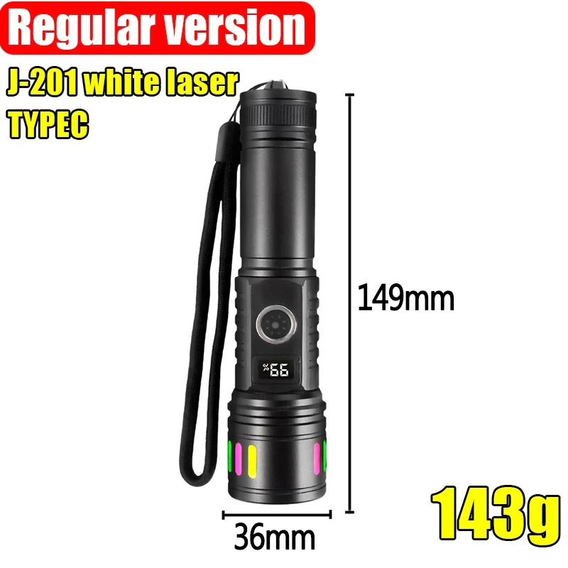 29% OFF 50 times brighter Super Bright LED Flashlight Rechargeable Waterproof Outdoor Bright Zoom
