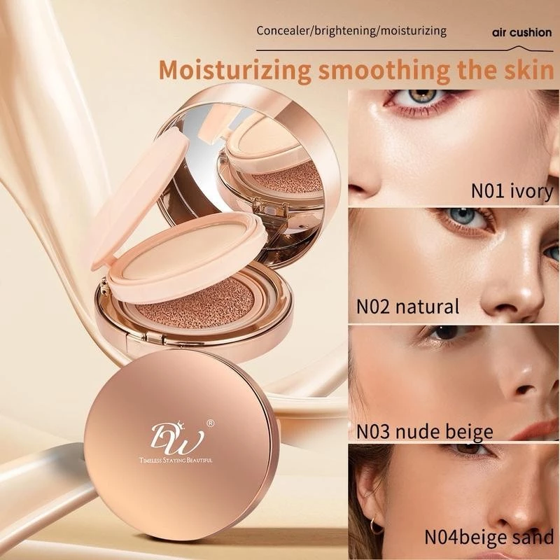 55% OFF FDA Approved DW 2in1 Powder Cushion All in one Oil control Long lasting Waterproof Makeup Cosmetic