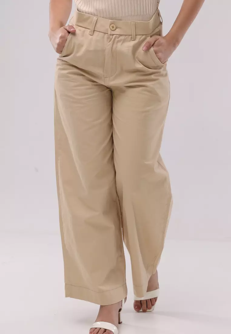 60% OFF Colored Wide Leg Pants Ladies