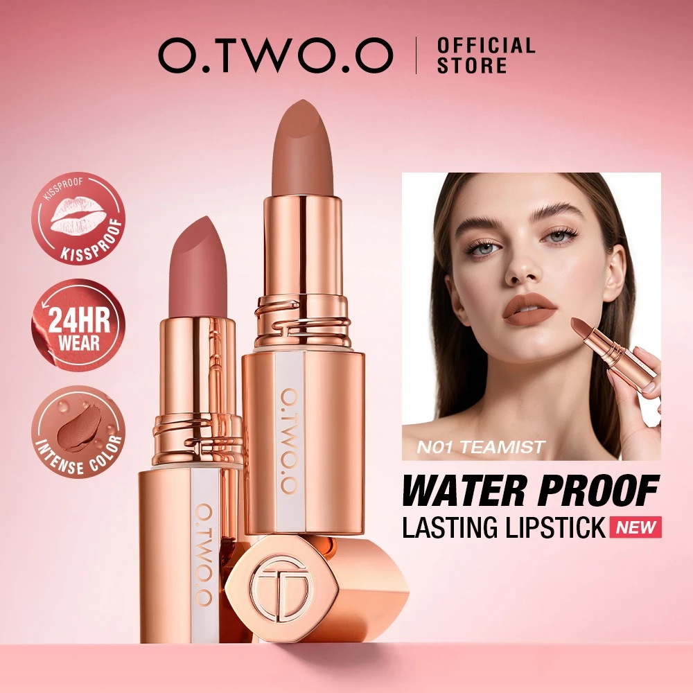 40% OFF O.TWO.O Misty Kiss Lock Color Waterproof Non-stick Cup long-lasting Matte Lipstick