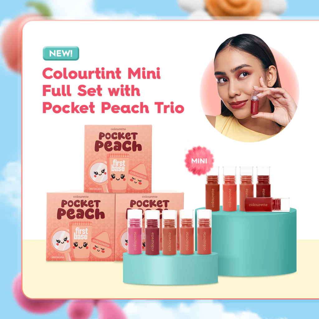 31% OFF Colourtint Mini Full Set With Pocket Peach Trio
