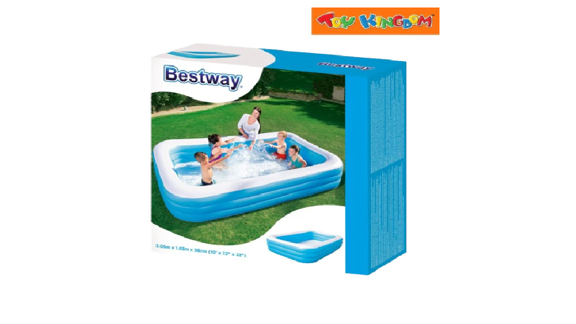 55% OFF Bestway Blue Rectangular Family Inflatable Pool